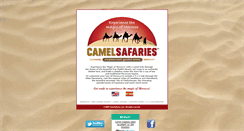 Desktop Screenshot of camelsafaries.com