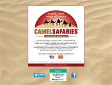 Tablet Screenshot of camelsafaries.com